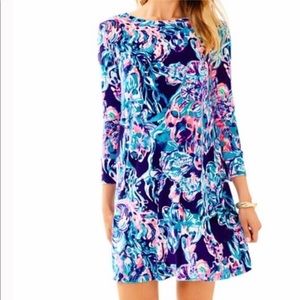 EUC Lilly Pulitzer Olive Swing Dress L